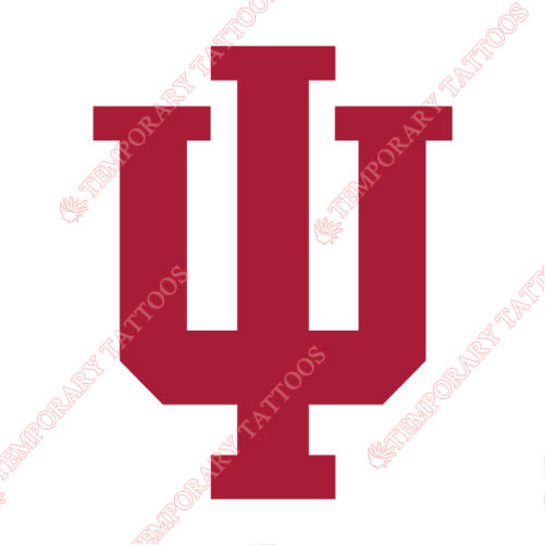 Indiana Hoosiers Customize Temporary Tattoos Stickers NO.4631
